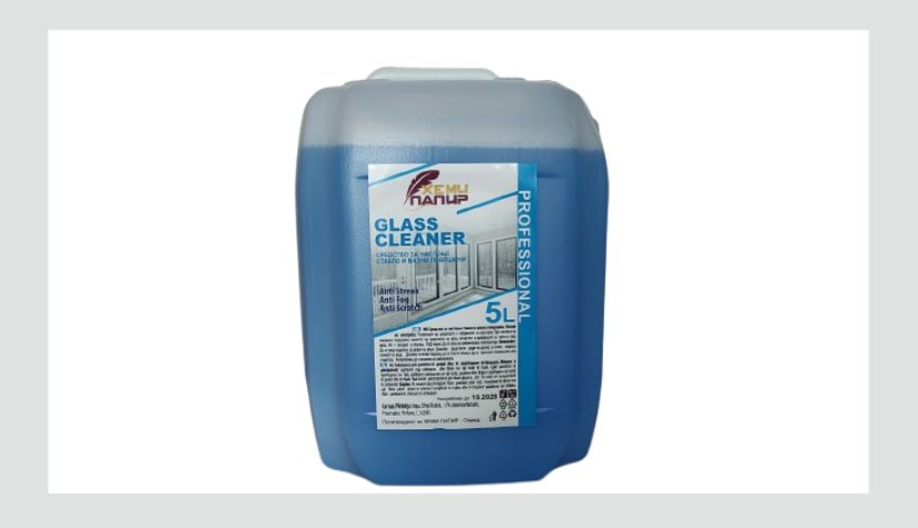 Професионално средство за чистење стакло 5L Хеми Папир